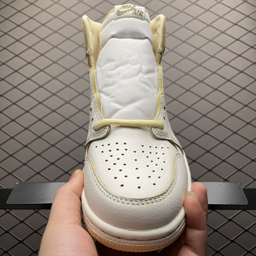 Replica Air Jordan Shoe Air Jordan 1 High Vibrations of Naija AJ1 FD8631-100 SIZE 40-47.5