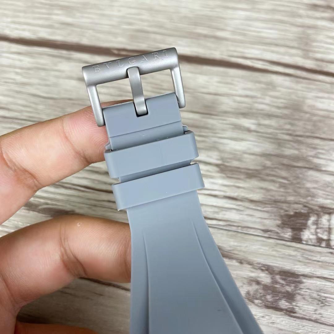 Replica BVLGARI 904l Stainless Steel Automatic Machine Watch 42MM