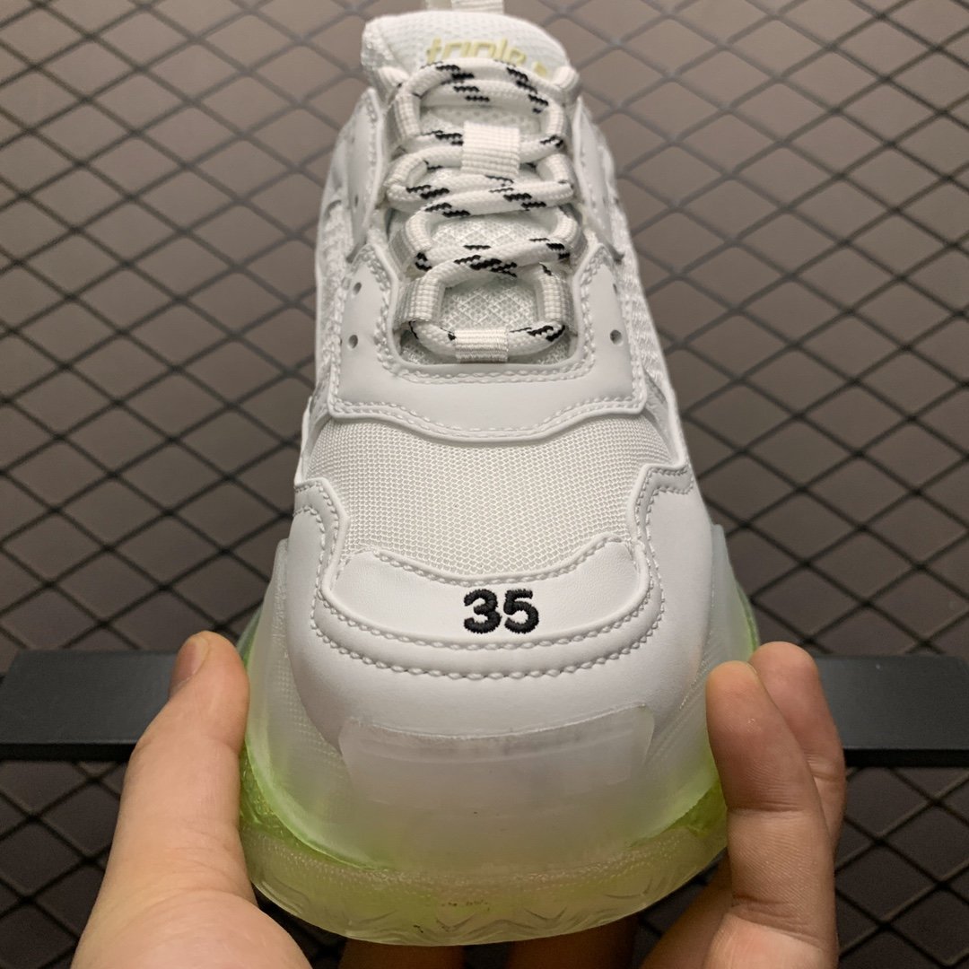 Replica Balenciaga Shoe Balenciaga Triple S 3.0 GRAY GREEN 35-46