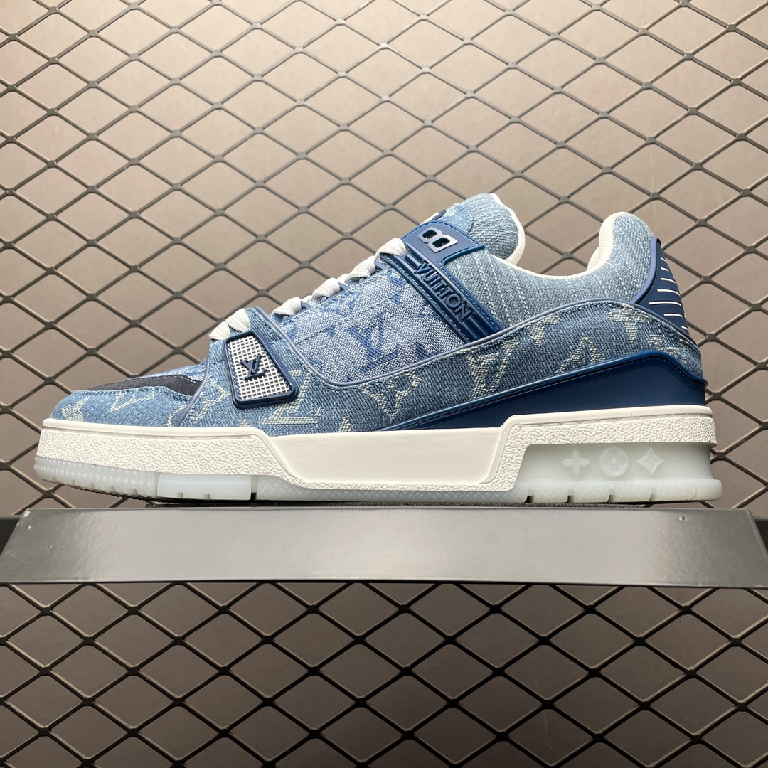 Replica Louis Vuitton Shoe Louis Vuitton LV Trainer _B46kA Size 38-45