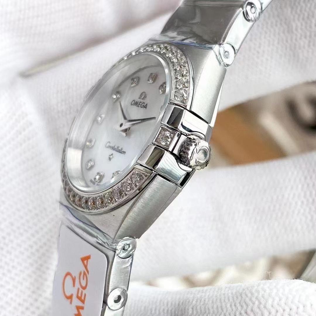 Replica OMEGA Constellation 904l Stainless Steel Quartz Watch 28MM