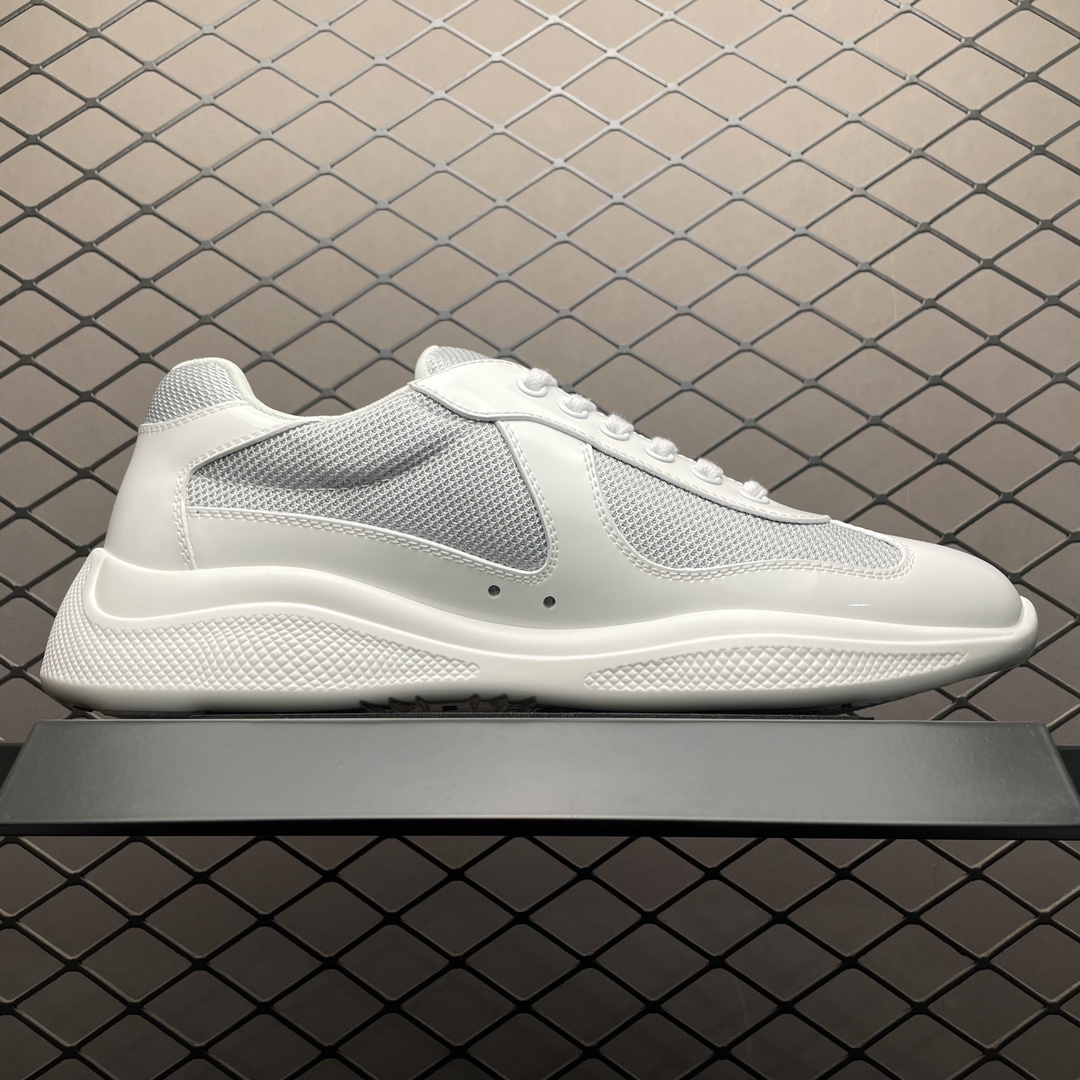 Replica Prada Shoe Prada Calzature Uomo Size 38-46 White