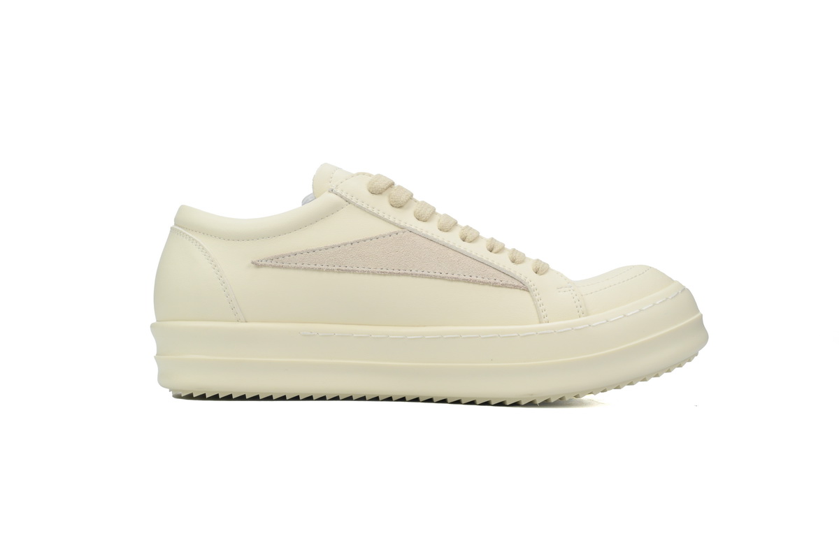 Replica Rick Owens Shoe Rick Owens Wmns Lido Vintage Low ‘Milk’