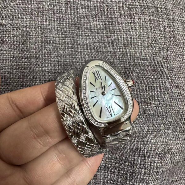 Replica BVLGARI 904l Stainless Steel Quartz Watch 33MM