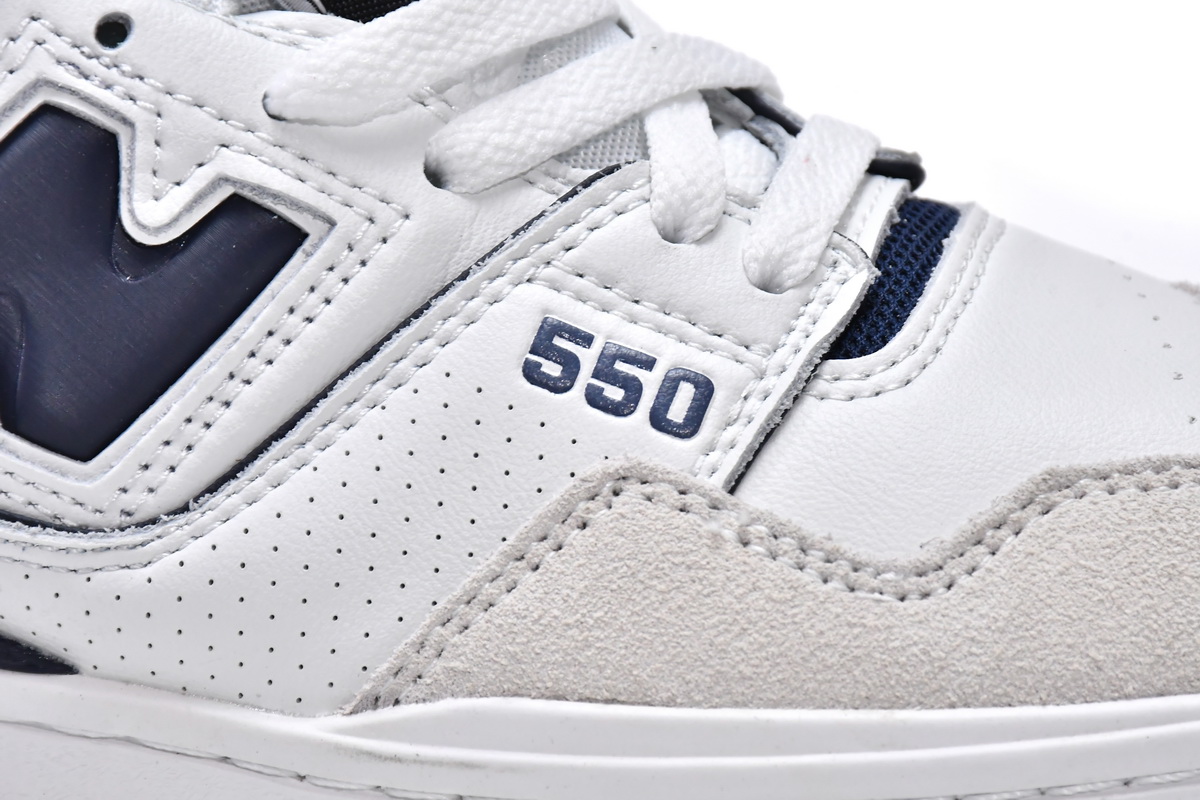 Replica New Balance Shoe BB550WA1 New Balance 550 White Navy