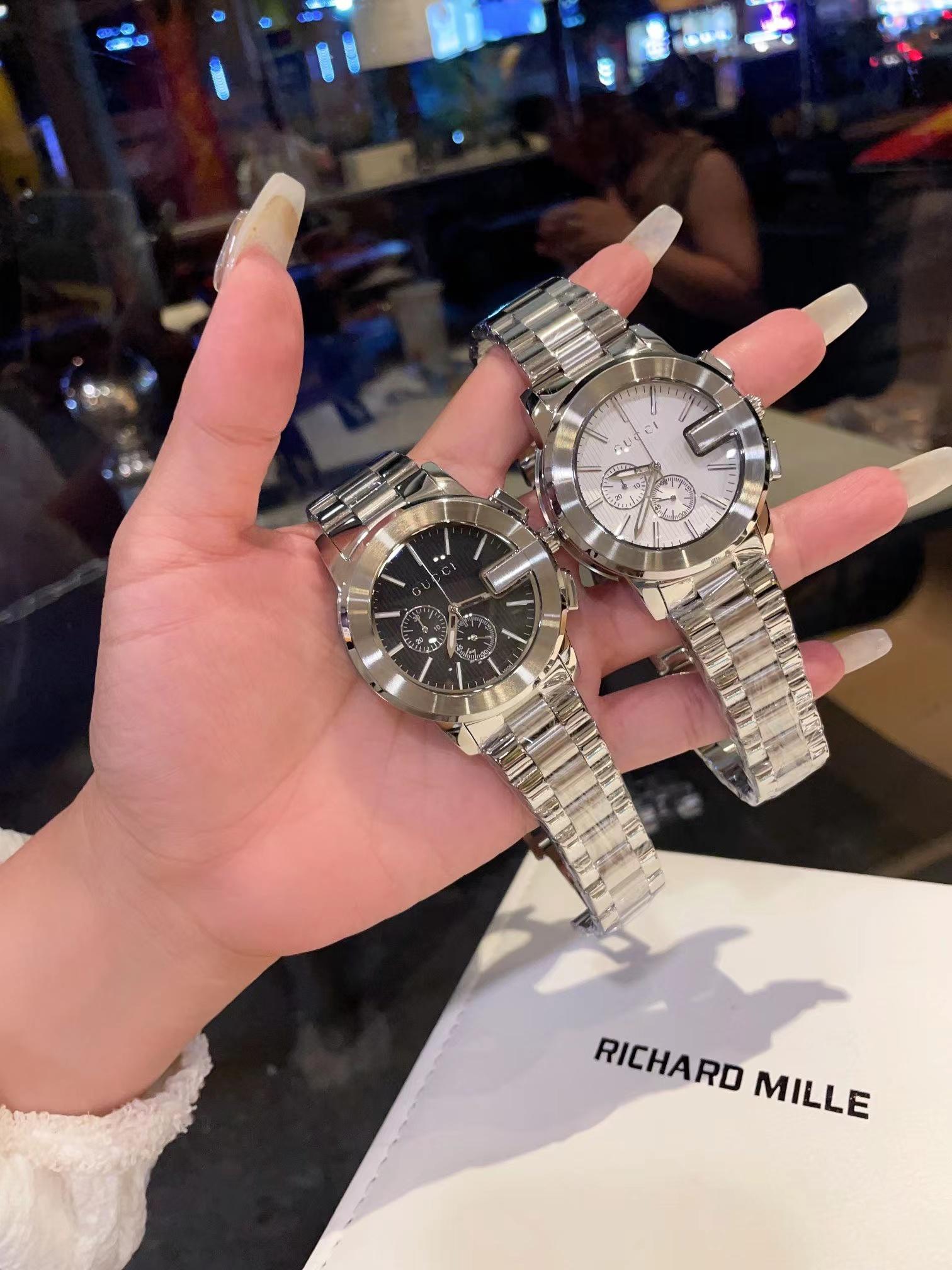 Replica Gucci 904l Stainless Steel Quartz Watch 43MM