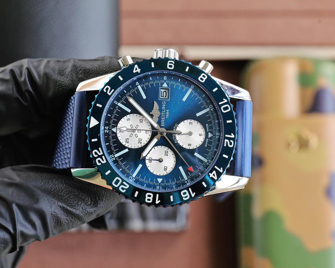 Replica BREITLING 904l Stainless Steel Quartz Watch 43MM
