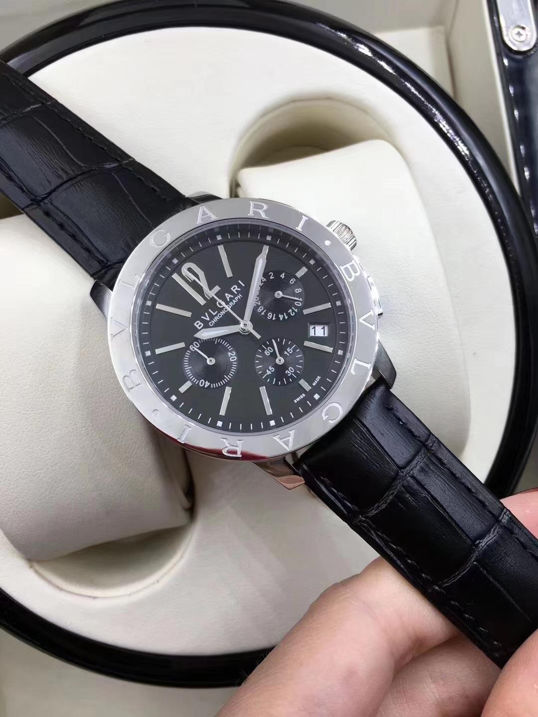 Replica BVLGARI 904l Stainless Steel Quartz Watch 41MM