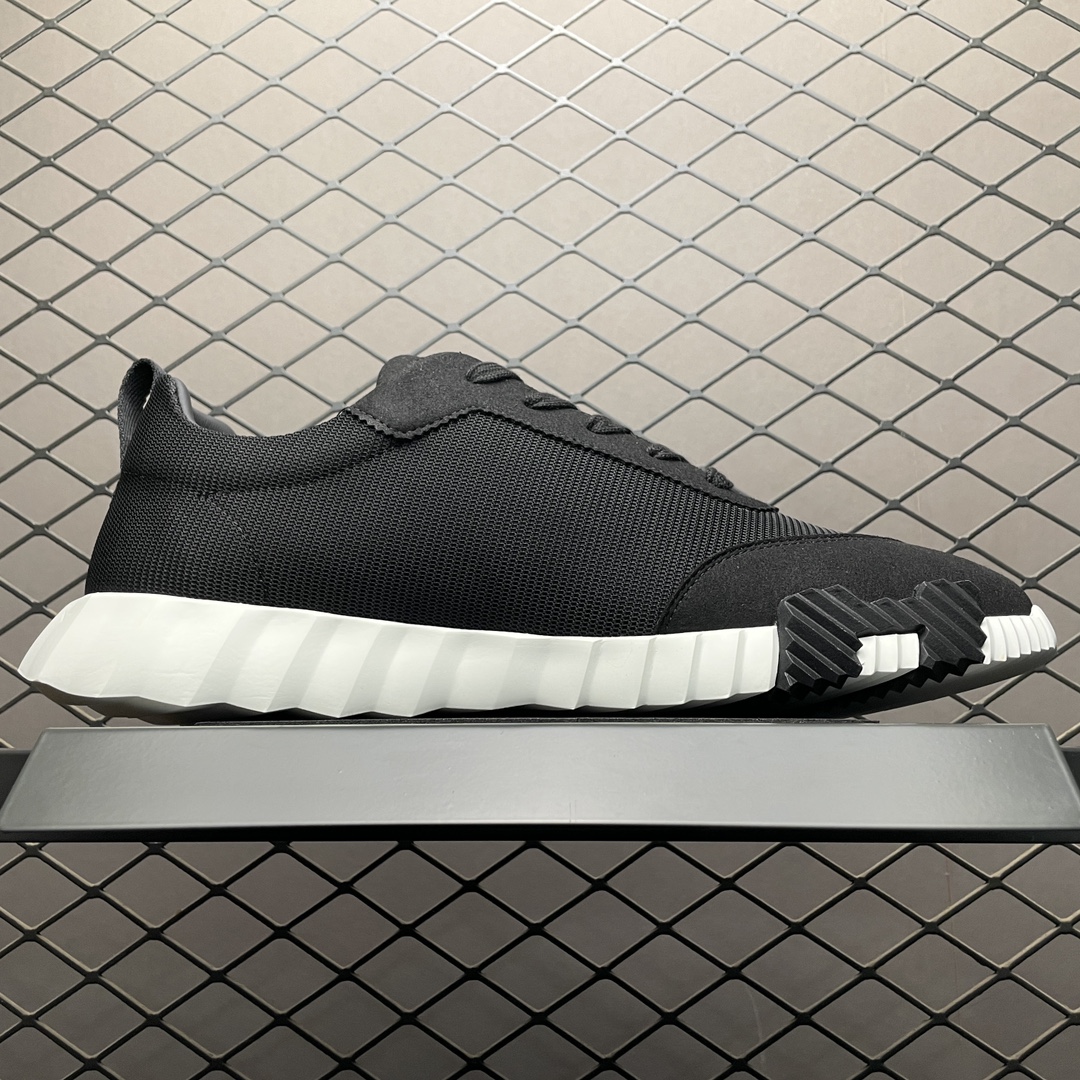 Replica Hermes Shoe Hermes  Bouncing SIZE 38-46 Black white