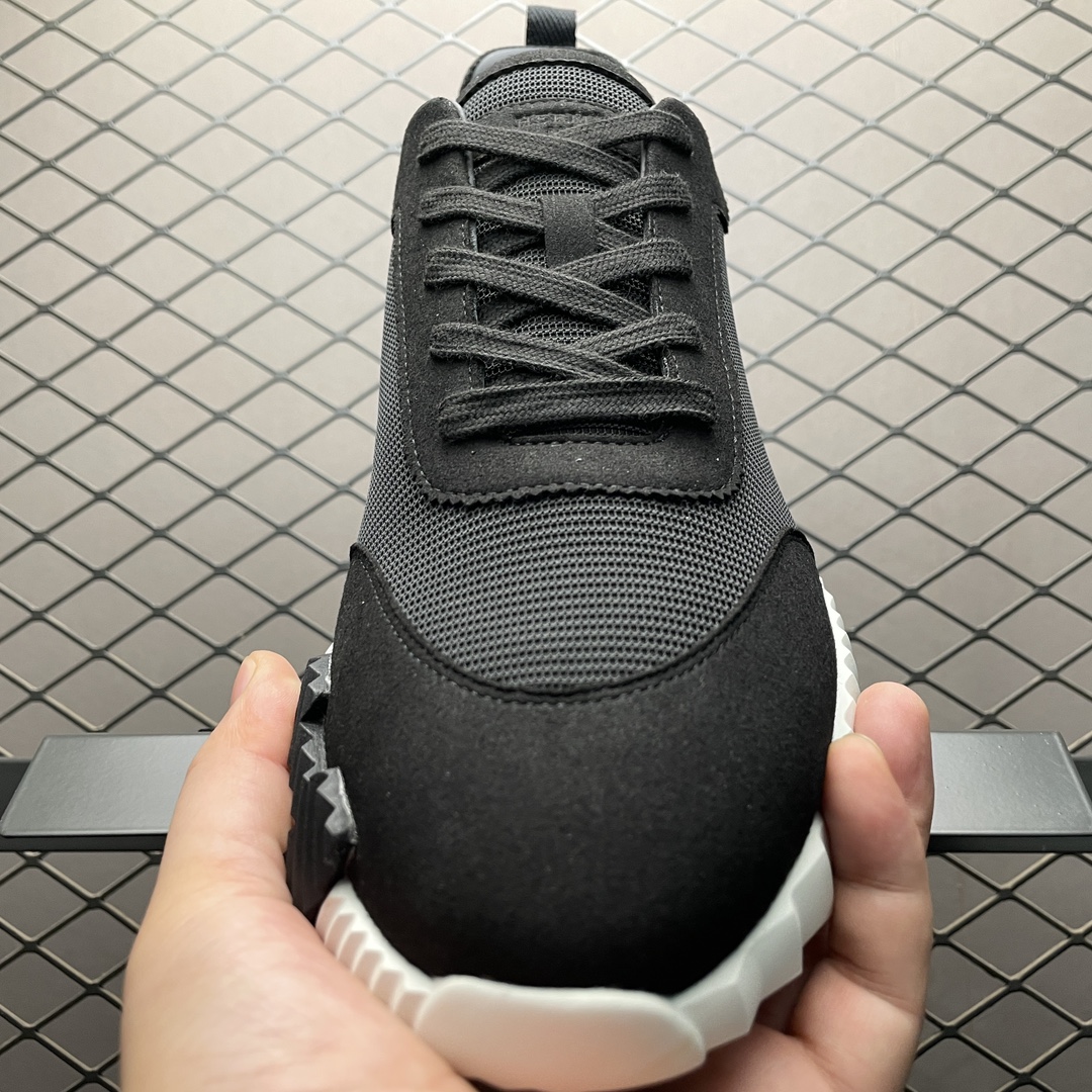 Replica Hermes Shoe Hermes  Bouncing SIZE 38-46 Black white