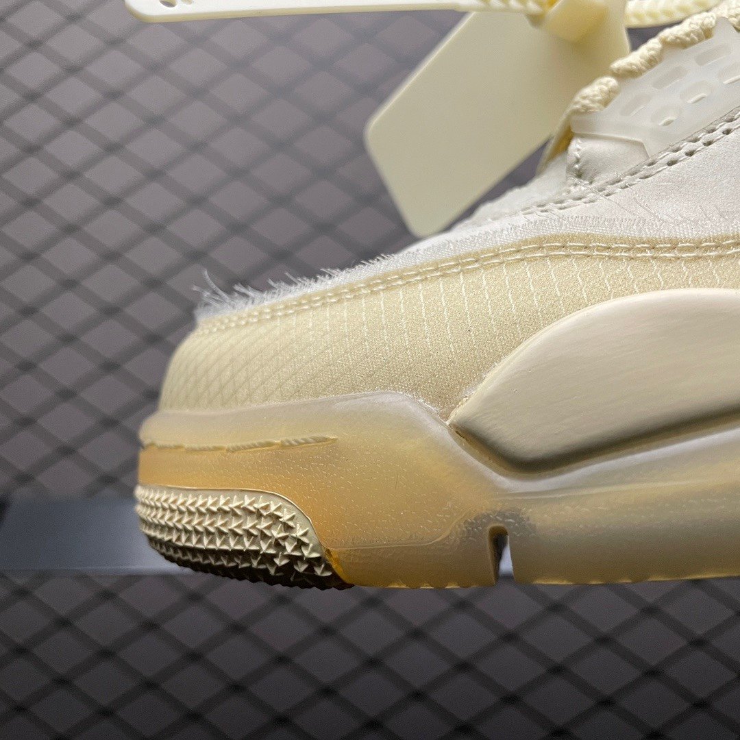 Replica OFF White Shoe Off-White x Air Jordan 4 RetroSailAJ44 OW CV938
