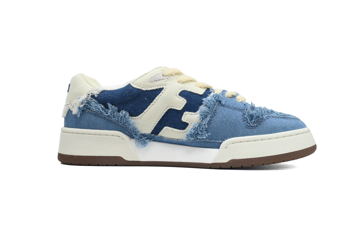 Replica Fendi Shoe Fendi Match Blue Cowboy