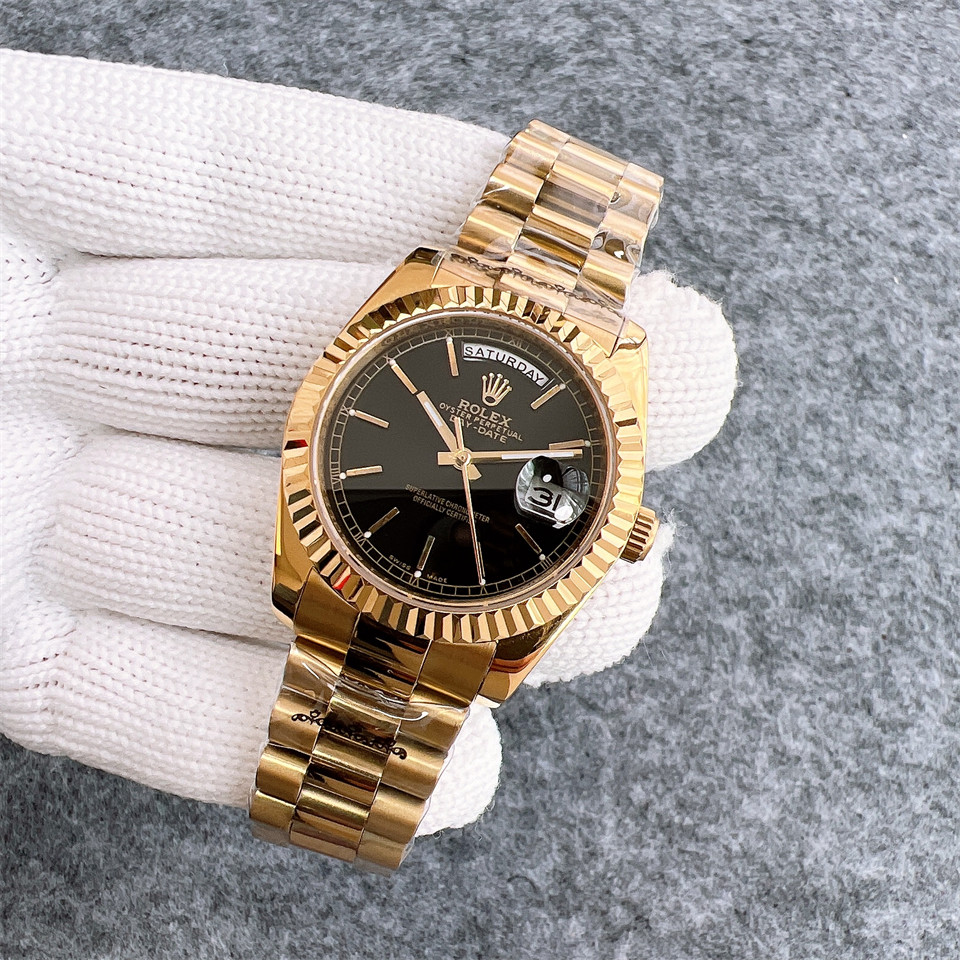 Replica Rolex DayDate 904l Stainless Steel Automatic Mechanical Watch 36mm