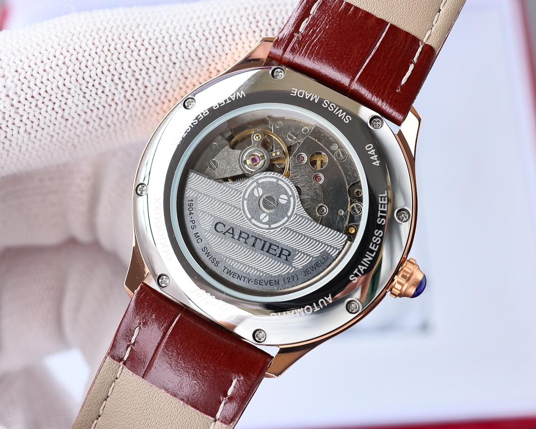 Replica Cartier 904l Stainless Steel Quartz Watch 40MM