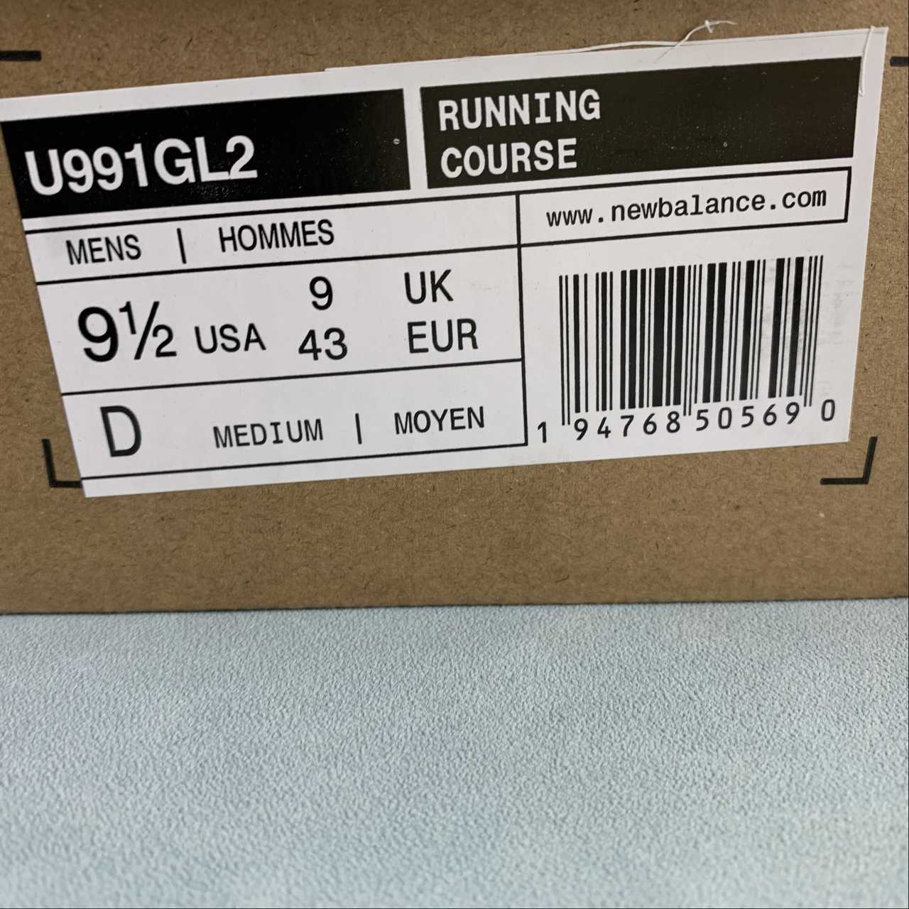 Replica New Balance Shoe New Balance NB991  U991GL2  36-45