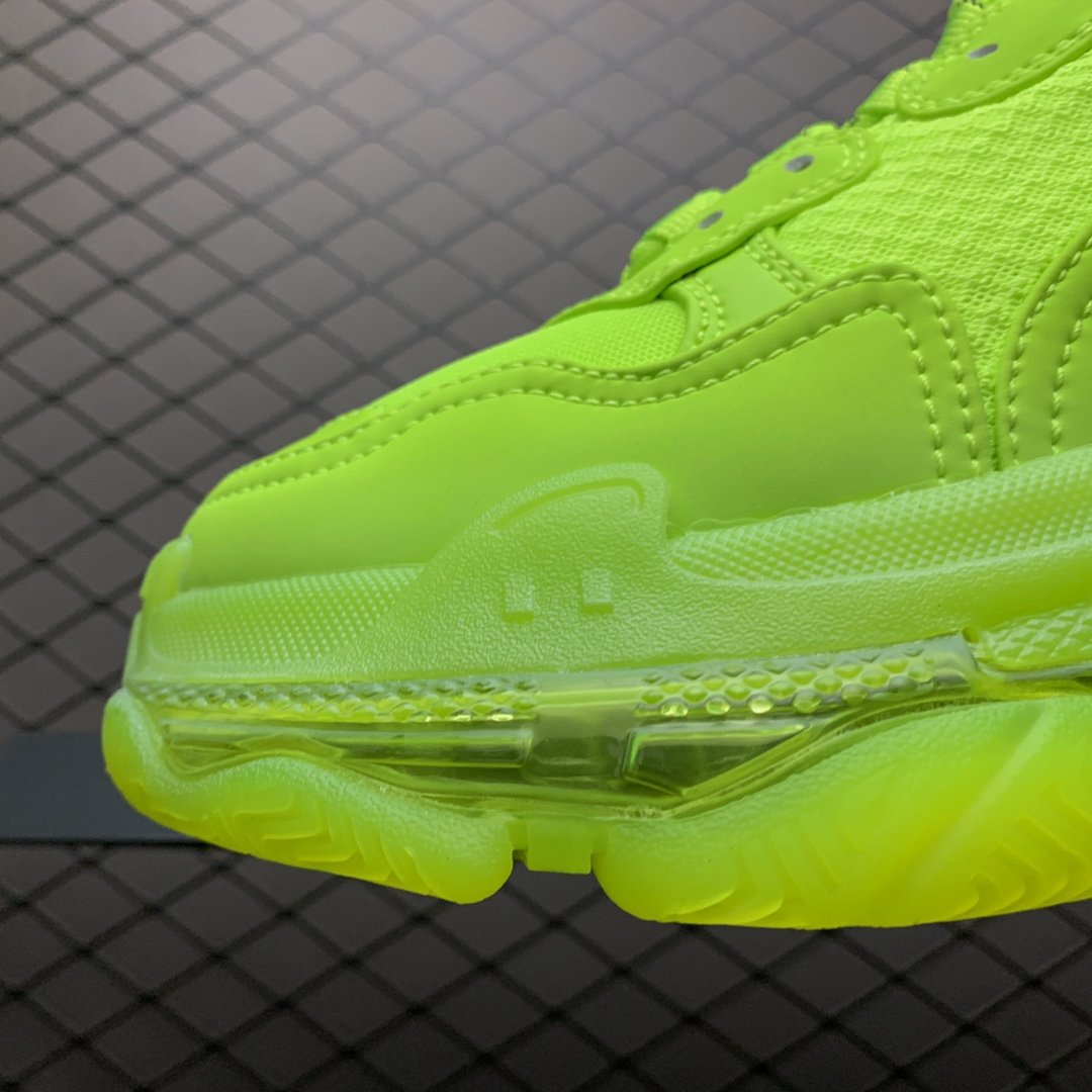 Replica Balenciaga Shoe Balenciaga Triple S 3.0 ALL GREEN 35-46