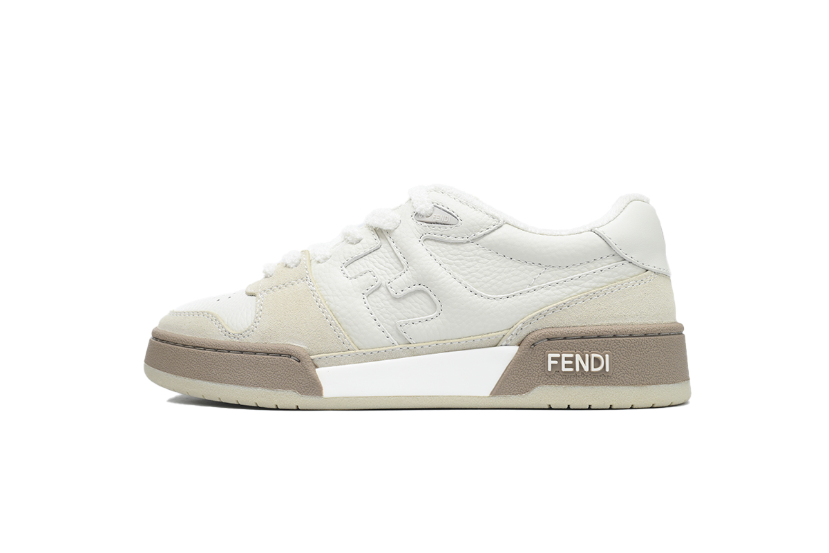 Replica Fendi Shoe Fendi Match Grey White