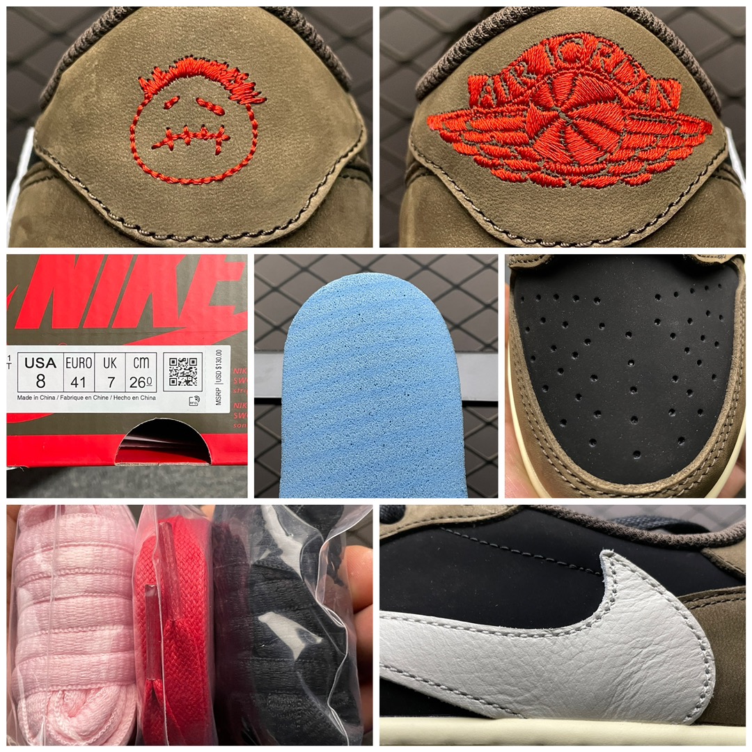 Replica Travis Scott Shoe Travis Scott x Air Jordan 1TSCQ4277-001 Size 36-47.5