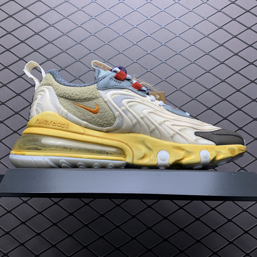 Replica Travis Scott Shoe Travis Scott x Nike Air Max 270 React TS CT2864-200 36-45