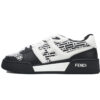 Replica Fendi Shoe Fendi Match Black and White
