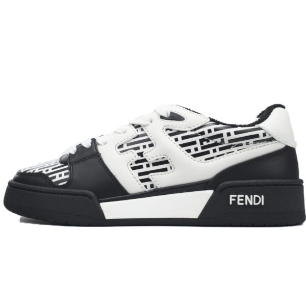 Replica Fendi Shoe Fendi Match Black and White