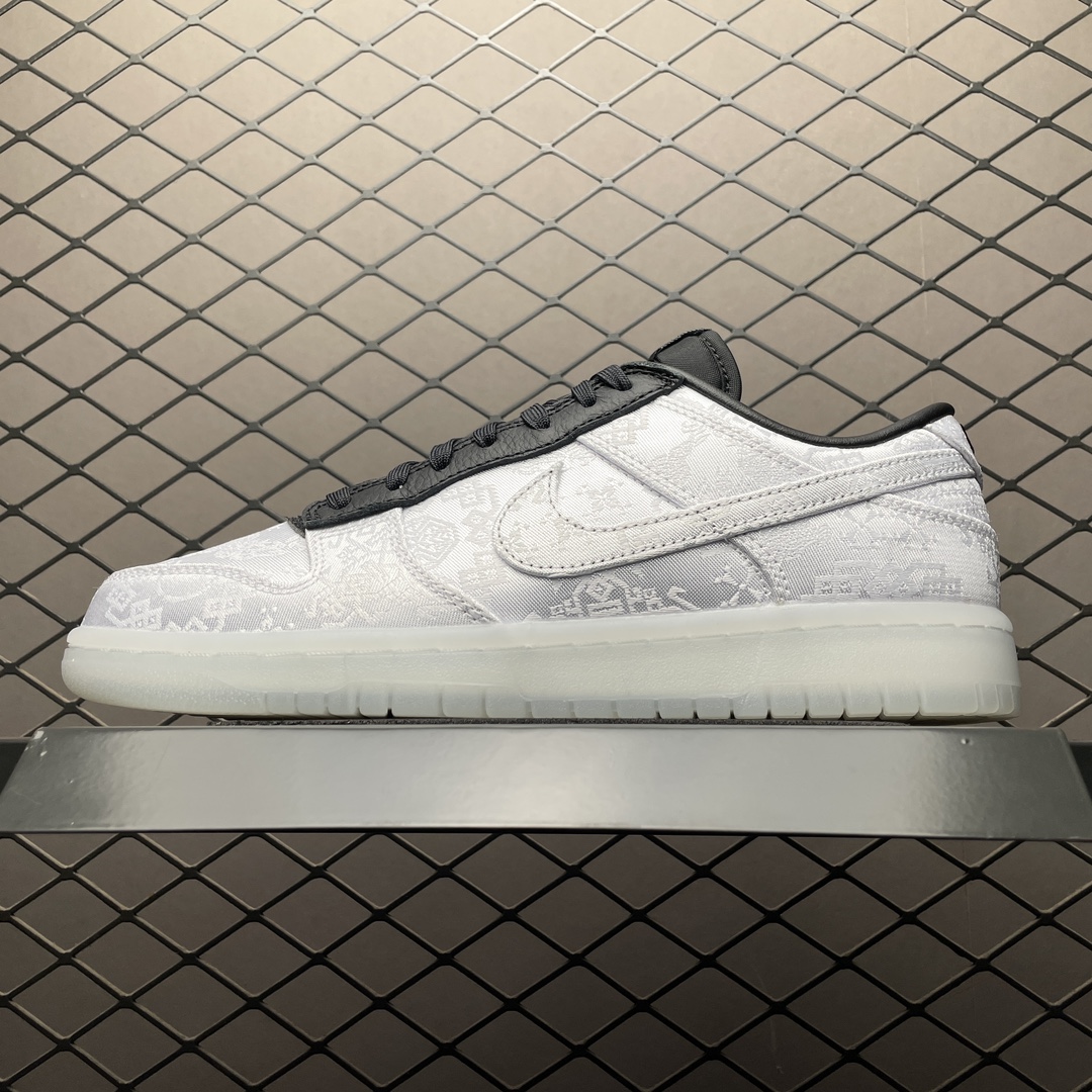 Replica Nike Dunk SB Shoe CLOT x Fragment Design x NK Dunk Low FN0315-110 Size 36-47.5