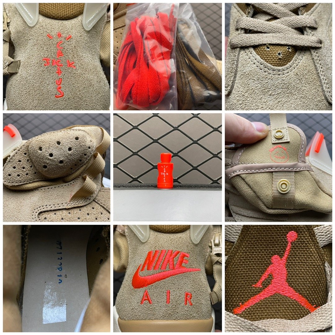 Replica Travis Scott Shoe Travis Scott Air Jordan 6 British Khaki AJ6 DH0690-200 40-47