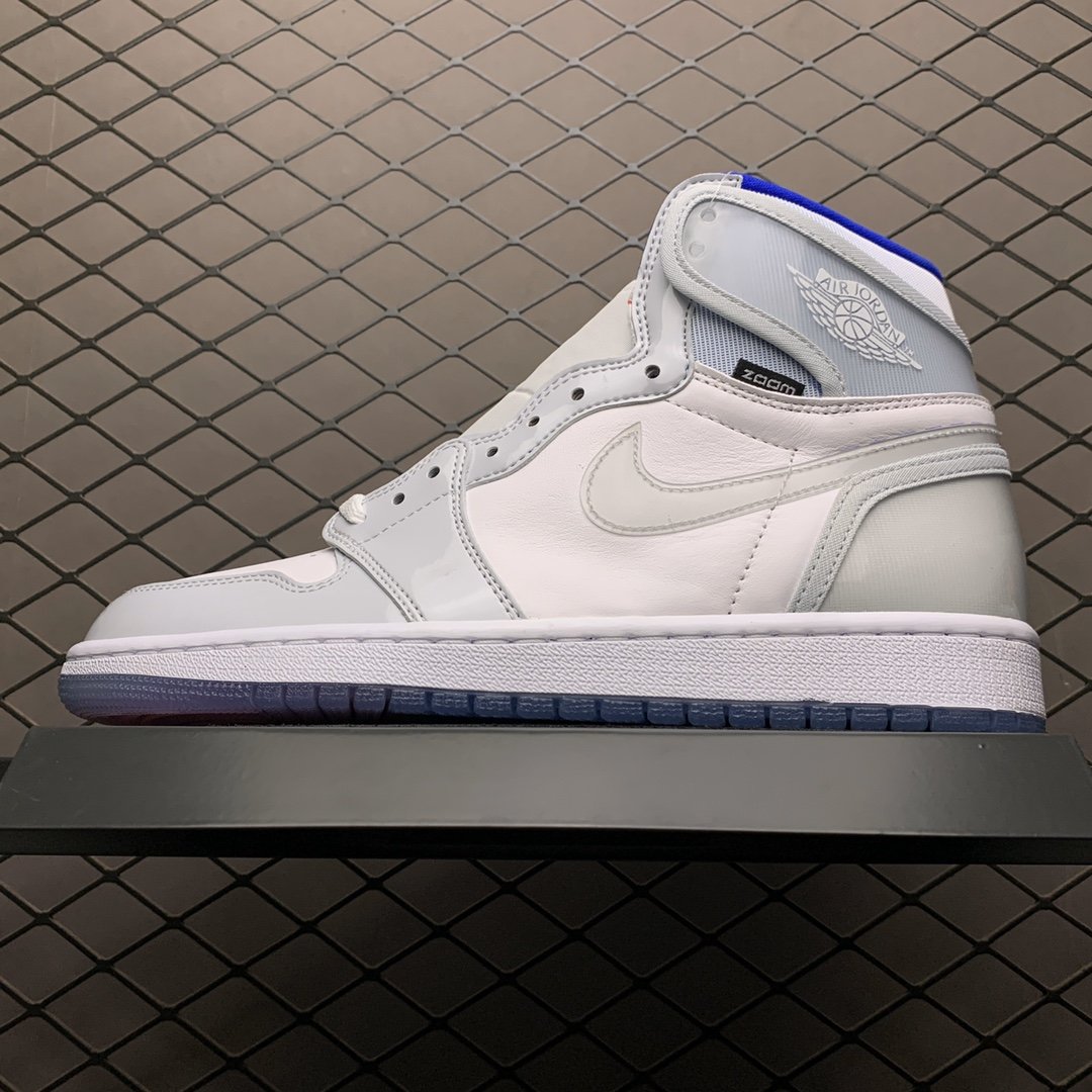 Replica Air Jordan Shoe Air Jordan 1 High Zoom Racer Blue AJ1 CK6637-104 40-47