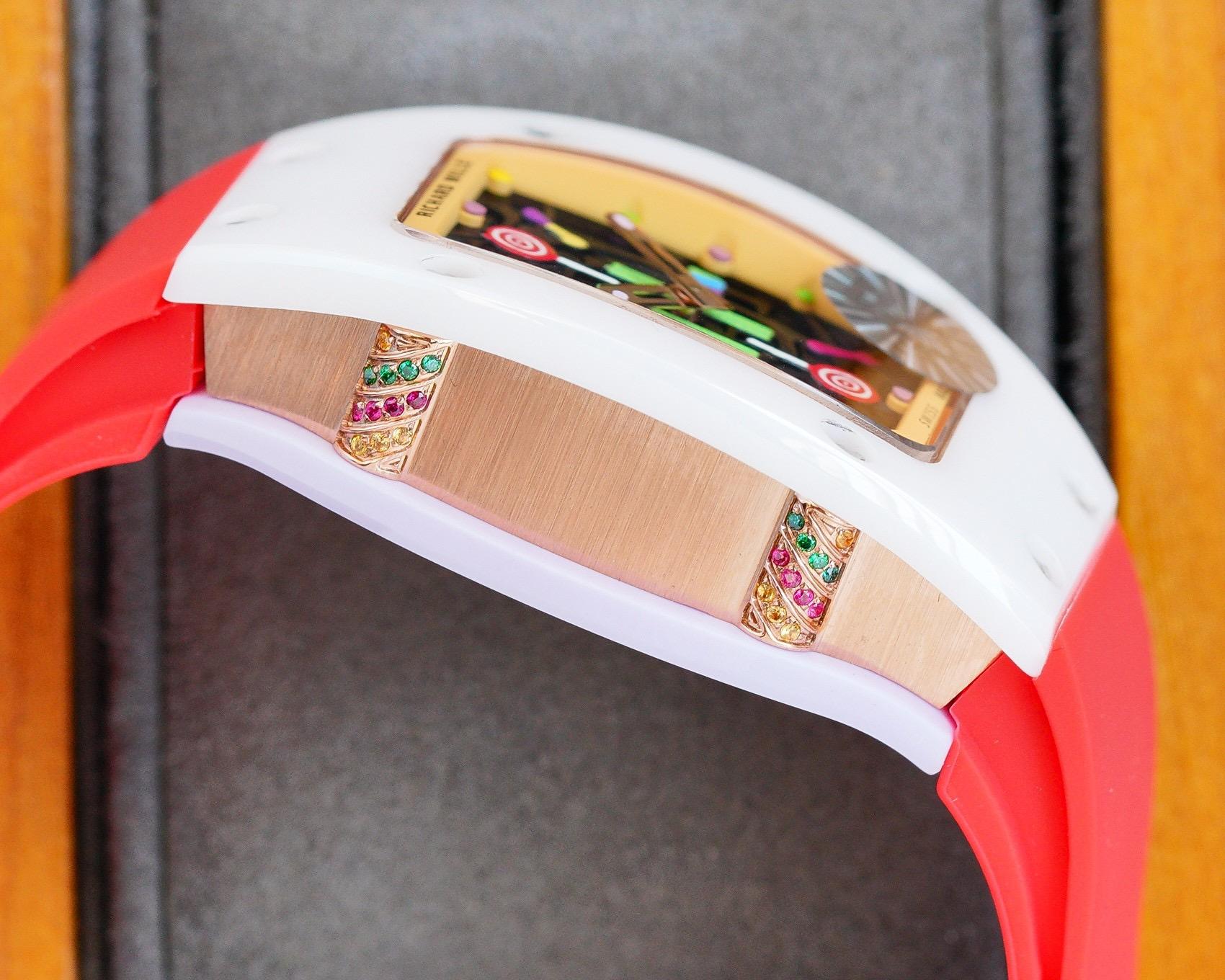 Replica Richard Mille Ceramic Case Automatic Machine Watch 31MM