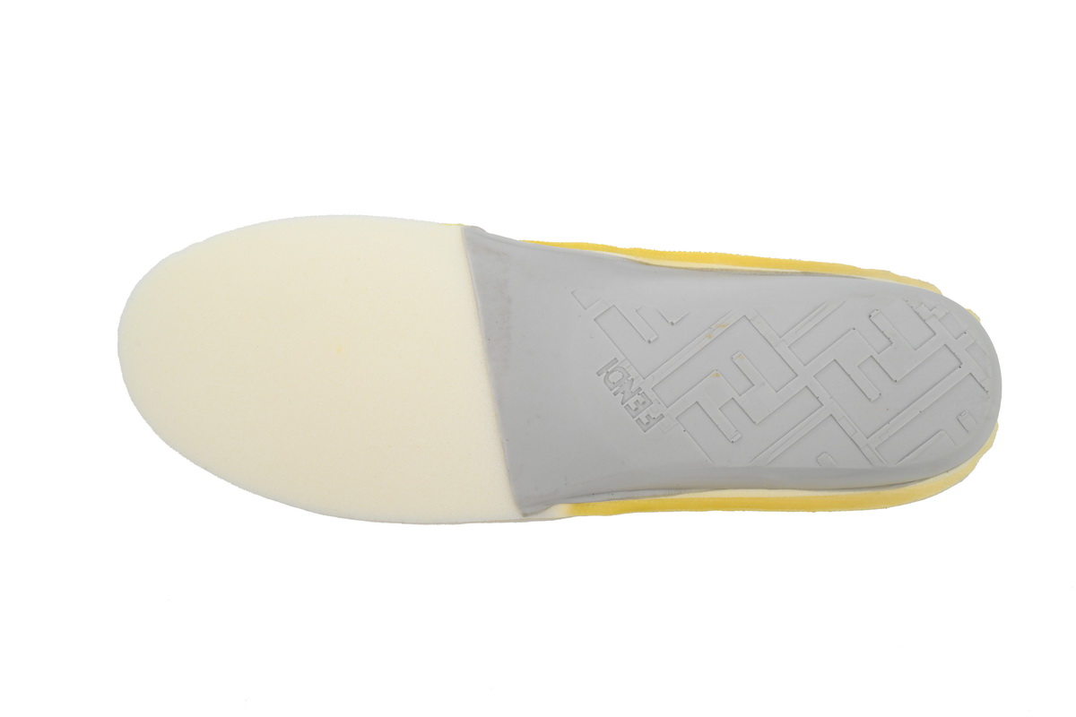 Replica Fendi Shoe Fendi Match Grey Yellow