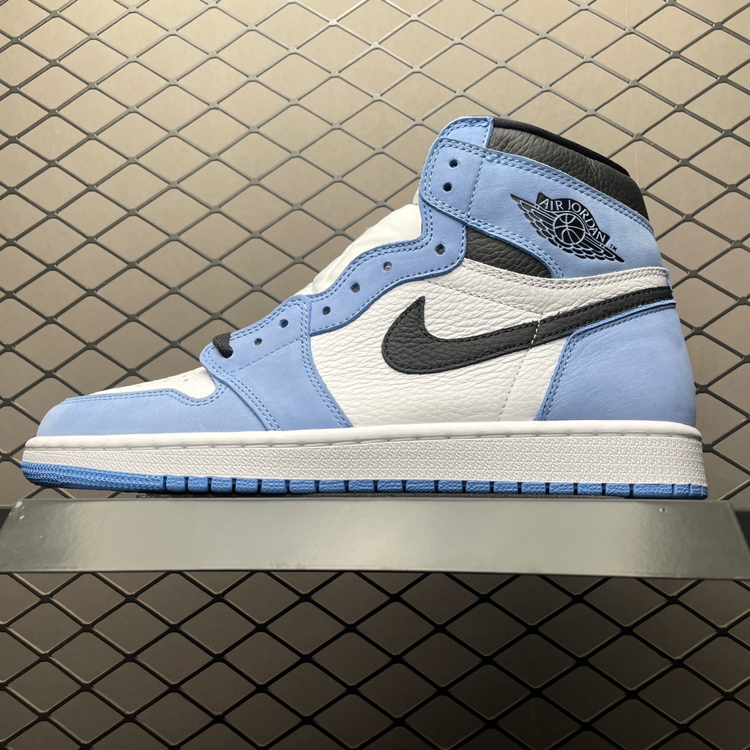 Replica Air Jordan Shoe Air Jordan 1 University Blue 555088-134 Size 40-47.5