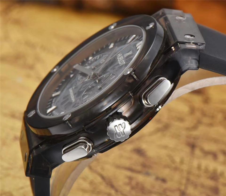 Replica Hublot 904l Stainless Steel Quartzl Watch 45MM