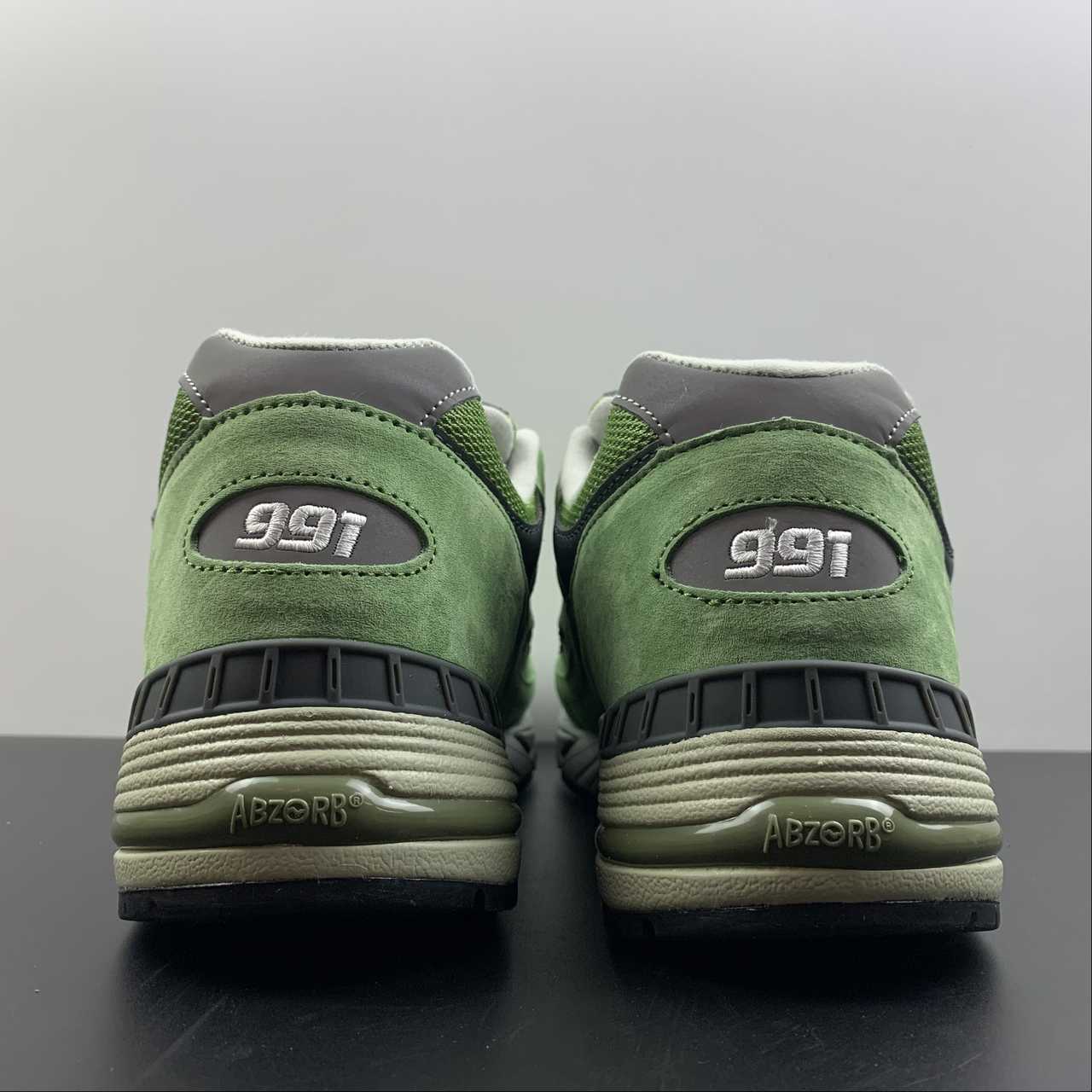 Replica New Balance Shoe Running Shoes New Balance NB991 M991GRN 40 40.5 41.5 42 42.5 43 44 44.5 …