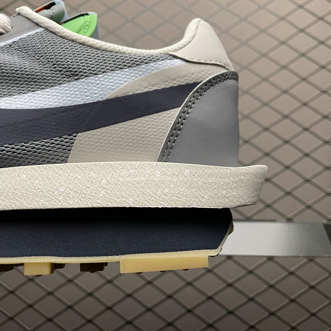 Replica Nike Shoe CLOT x Sacai x NIKE LDWaffle Cool Grey DH3114-001 36-46