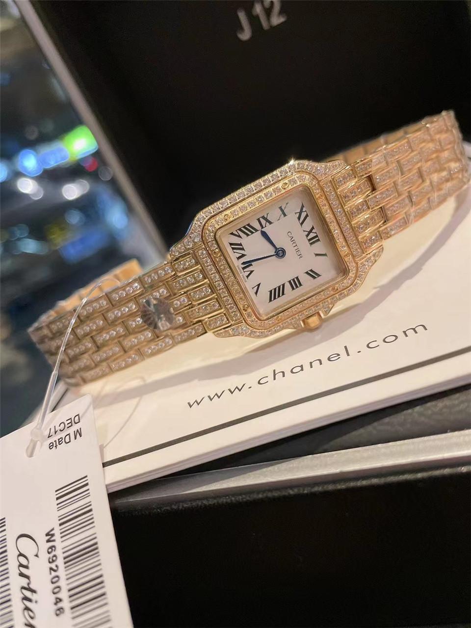 Replica Cartier Panthere 904l Stainless Steel Quartz Watch 27mm