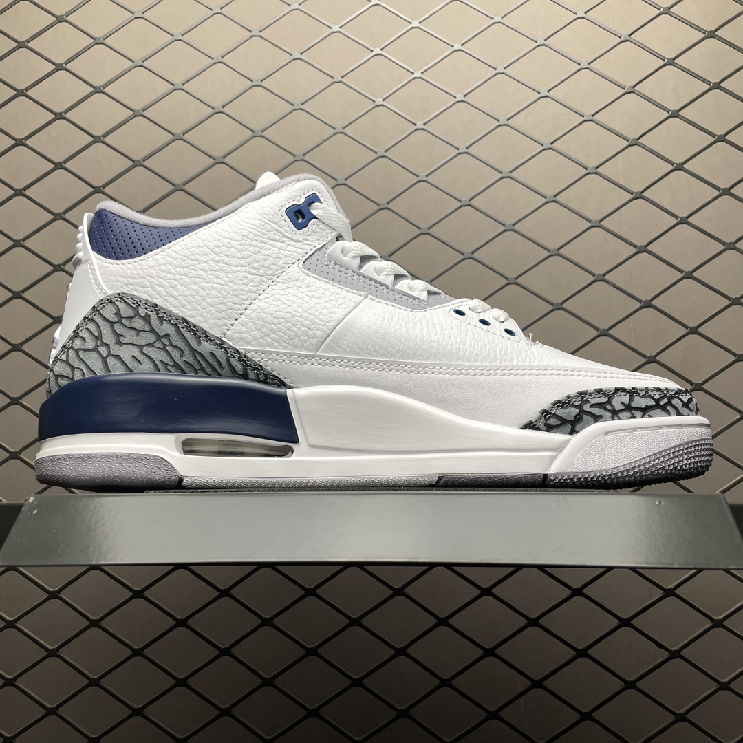 Replica Air Jordan Shoe Air Jordan 3 Midnight Navy AJ3   CT8532-140 Size 36-47.5