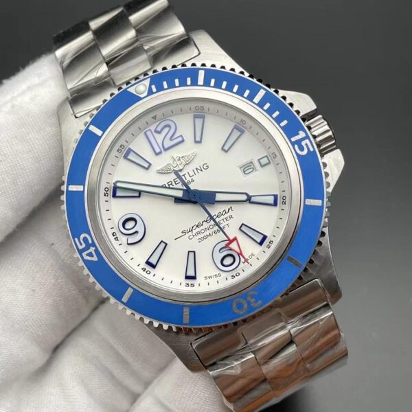 Replica BREITLING 904l Stainless Steel Automatic Machine Watch 46MM