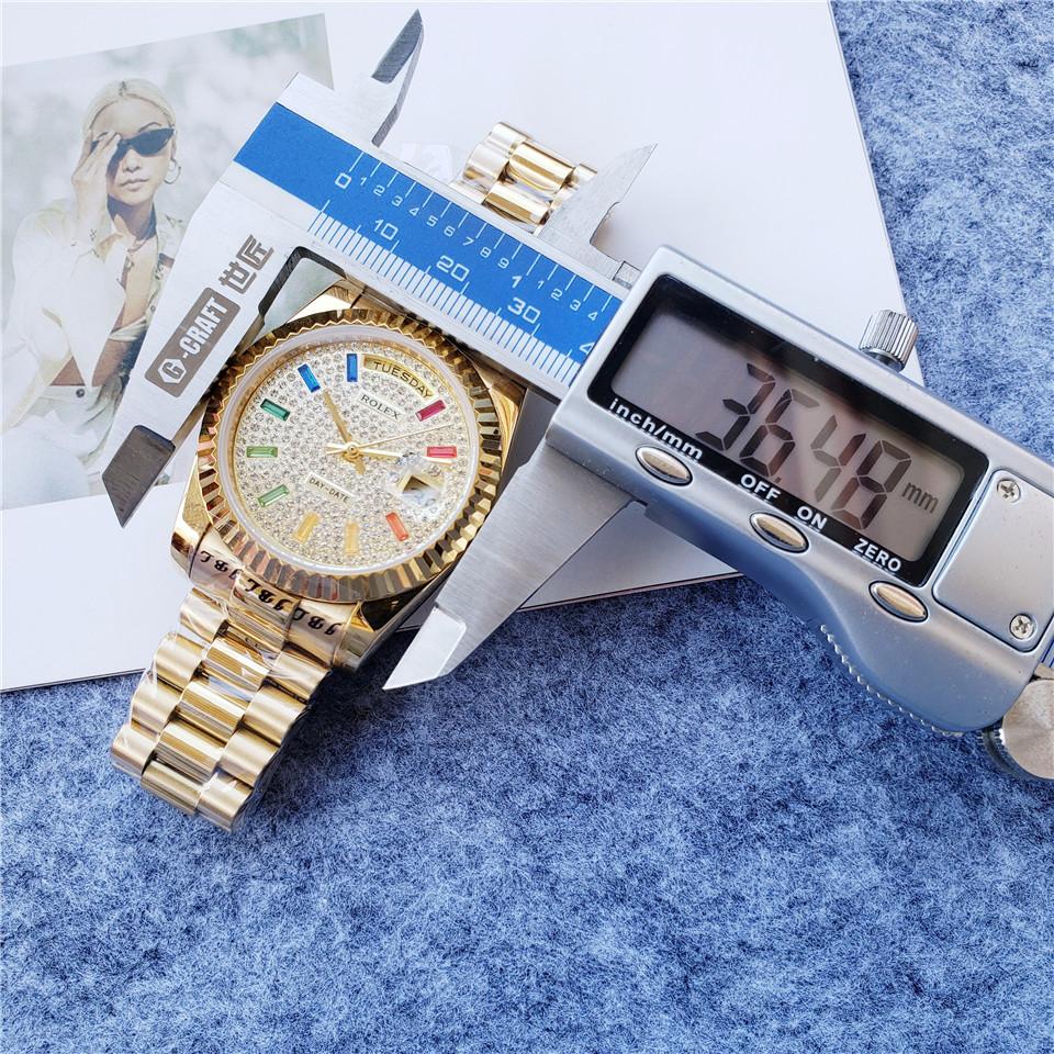 Replica Rolex DayDate 904l Stainless Steel Automatic Mechanical Watch 36mm