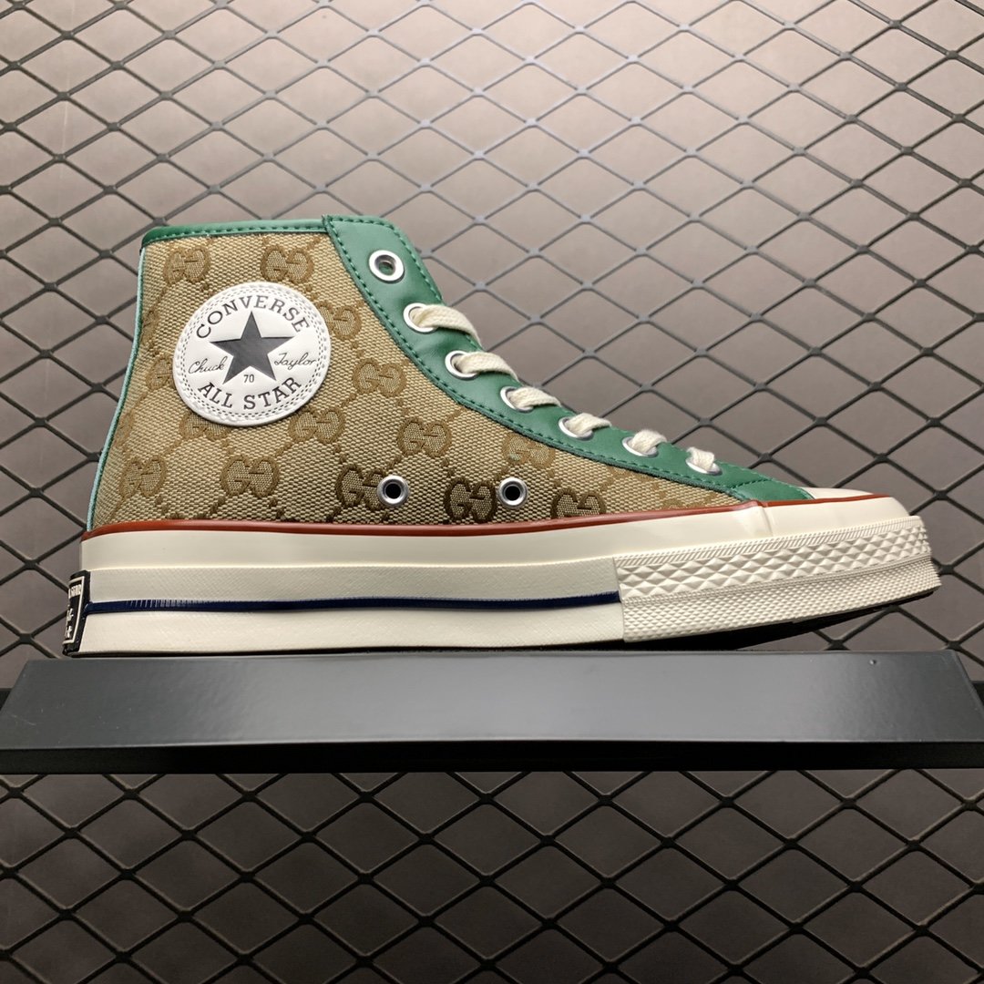 Replica GUCCI Shoe Converse Chuck 1970S Gucci Green Size 35-44