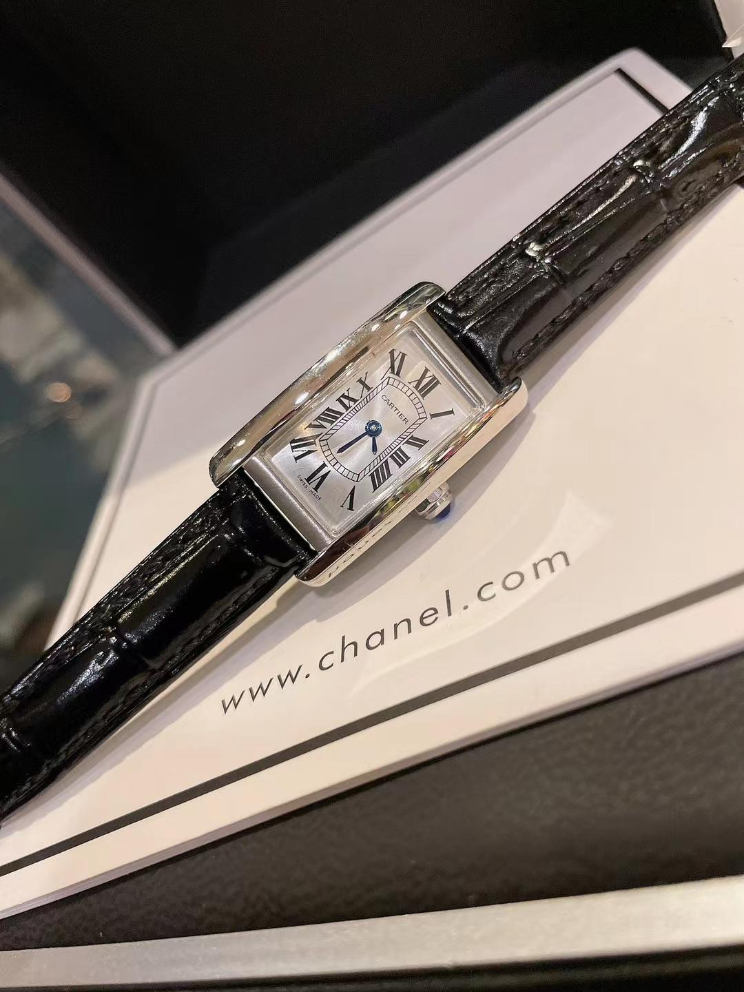 Replica Cartier Tank 904l Stainless Steel Quartz Watch 19mm×35mm
