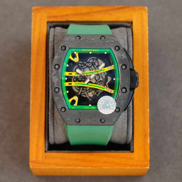 Replica Richard Mille Carbon Fiber Automatic Machine Watch 42MM