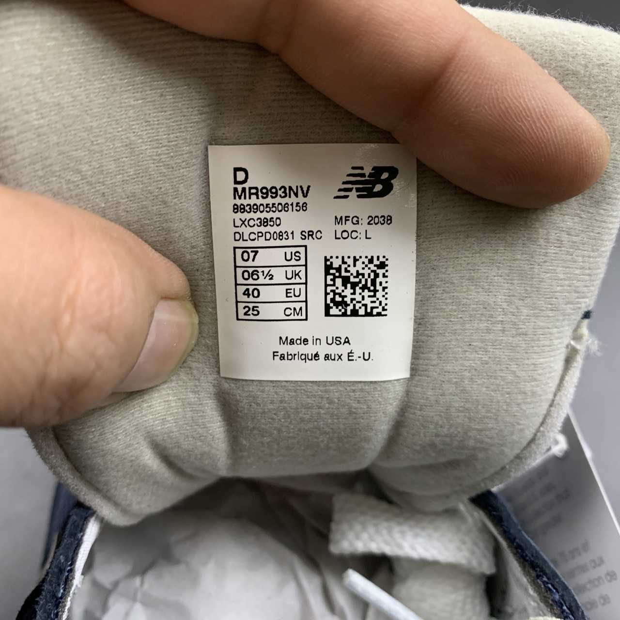 Replica New Balance Shoe New Balance NB993 MR993NV   40 40.5 41.5 42 42.5 43 44 44.5 45 46 46.5