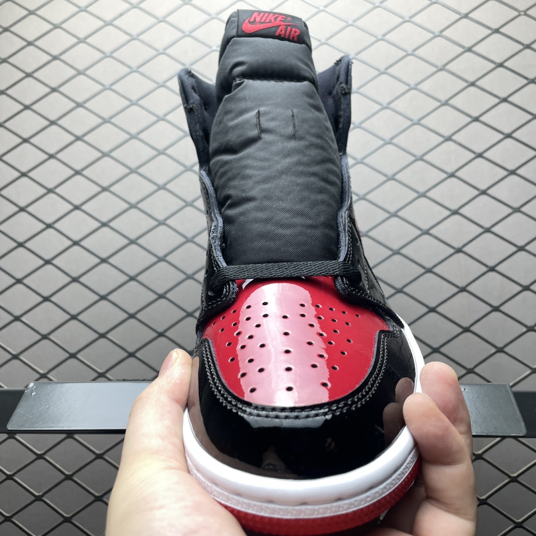 Replica Air Jordan Shoe Air Jordan 1 High Bred Banned 555088-063 Size 40-47.5