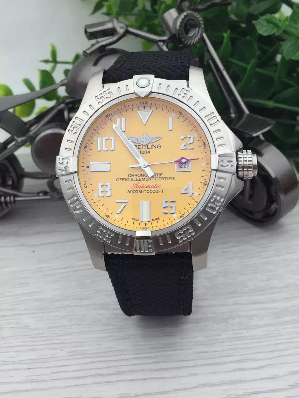 Replica BREITLING 904l Stainless Steel Automatic Machine Watch 46MM
