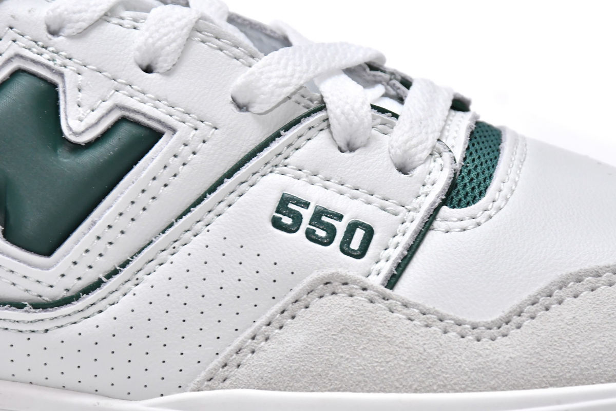 Replica New Balance Shoe BB550WT1 New Balance 550 White Green