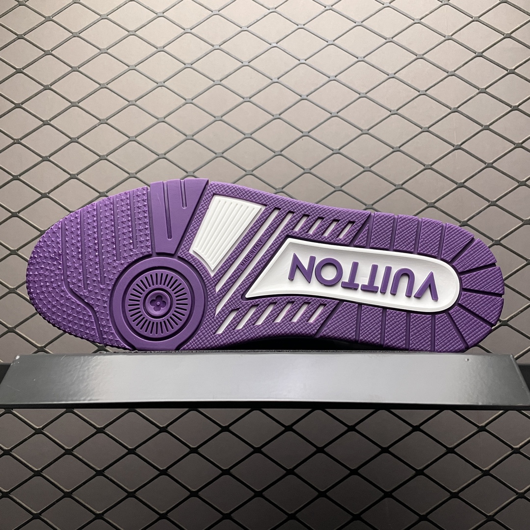 Replica Louis Vuitton Shoe Louis Vuitton LV Trainer SIZE 38-46 Purple