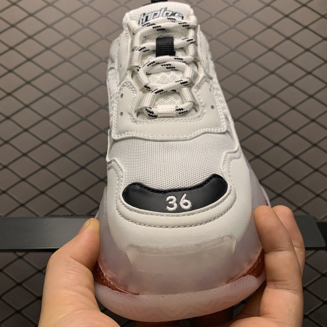 Replica Balenciaga Shoe Balenciaga Triple S 3.0 WHITE RED 35-45