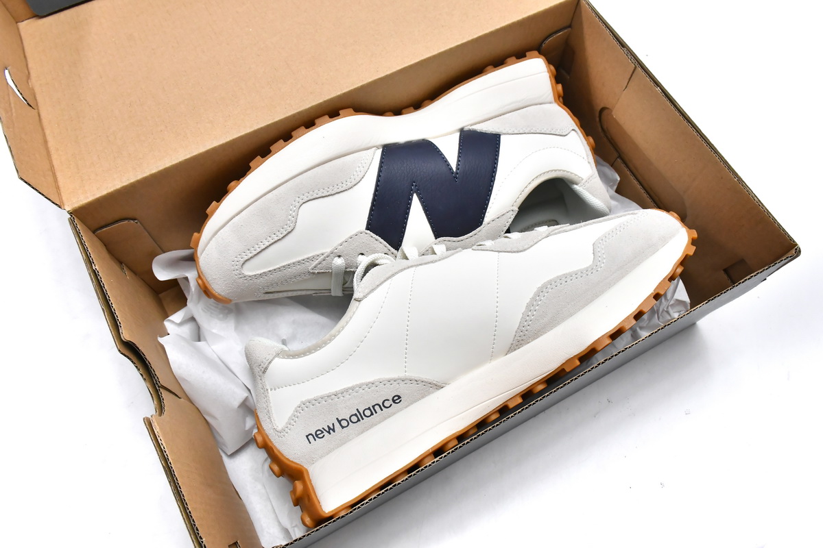 Replica New Balance Shoe WS327KB New Balance 327 Grey Navy