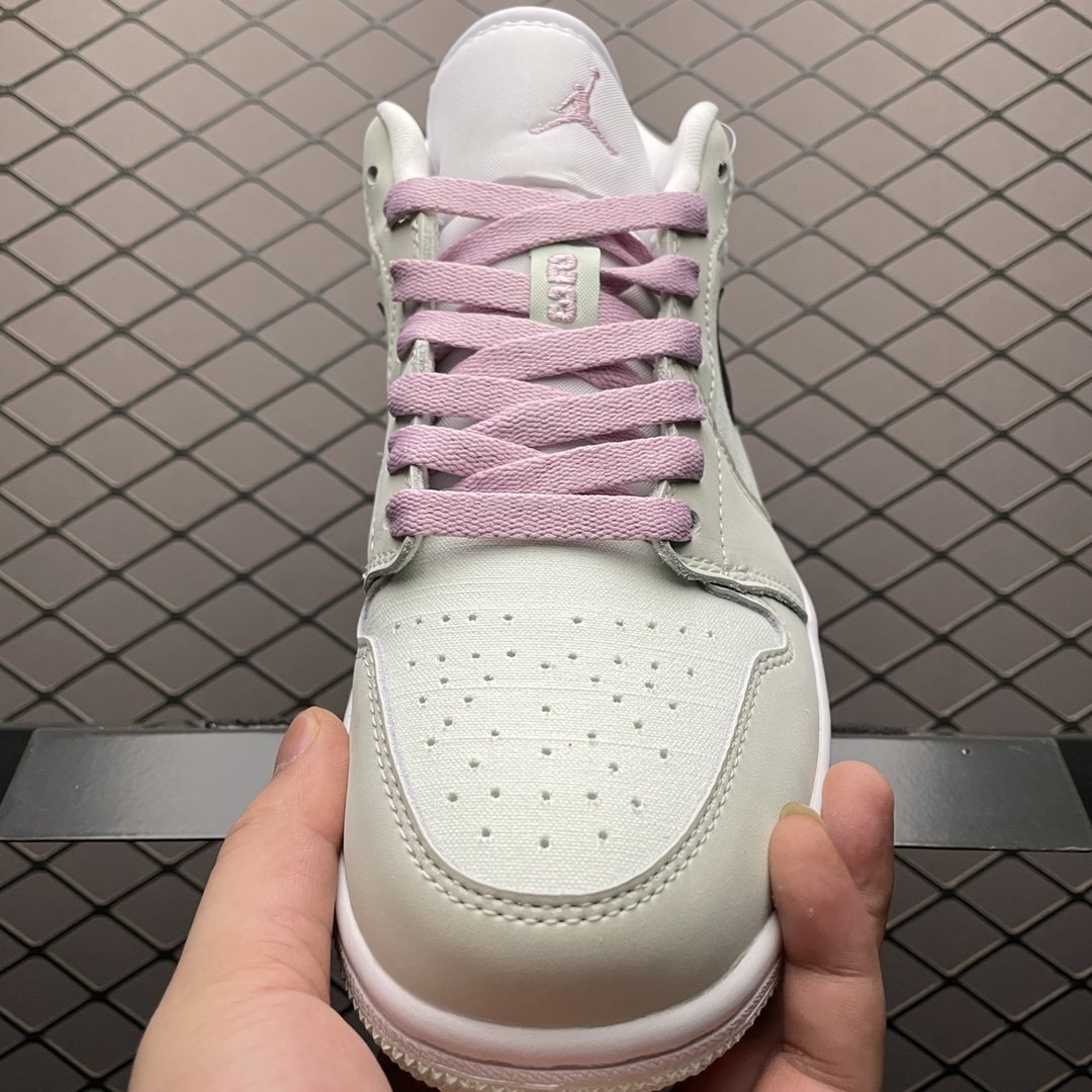 Replica Air Jordan Shoe Air Jordan 1 Low Barely Green CZ0776-300 Size 36-40