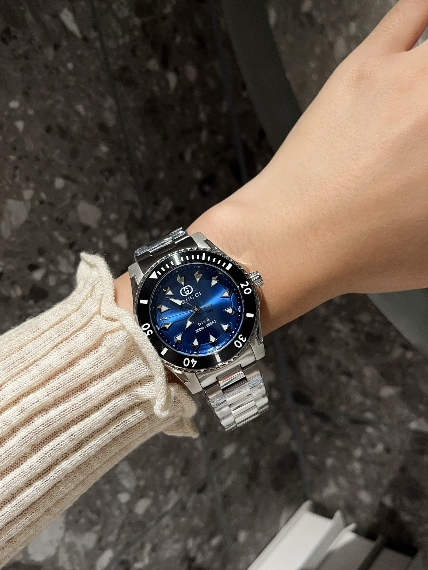 Replica Gucci 904l Stainless Steel Quartz Watch 40MM